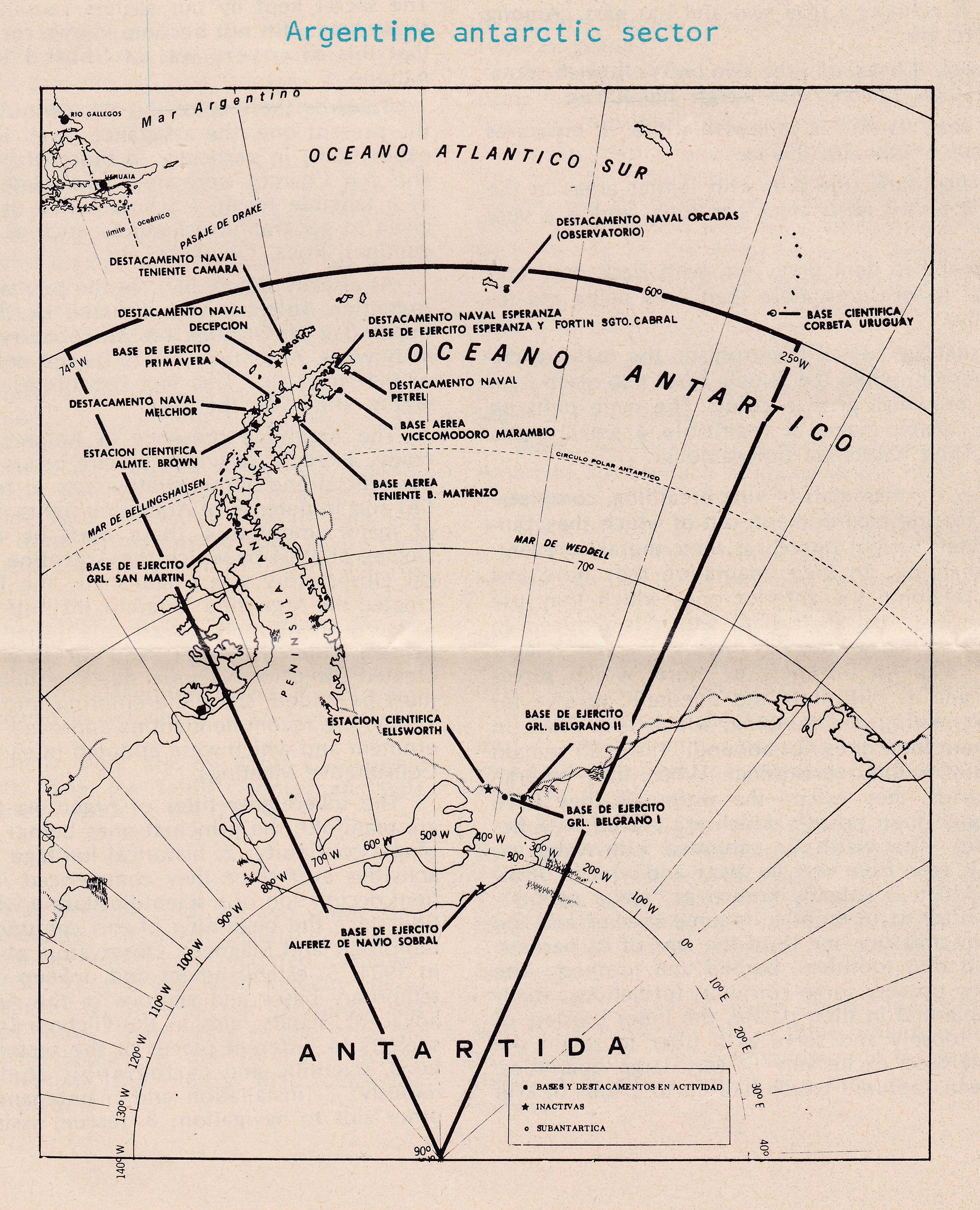 SETTORE ANTARTICO ARGENTINO