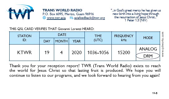 KTWR GUAM DRM