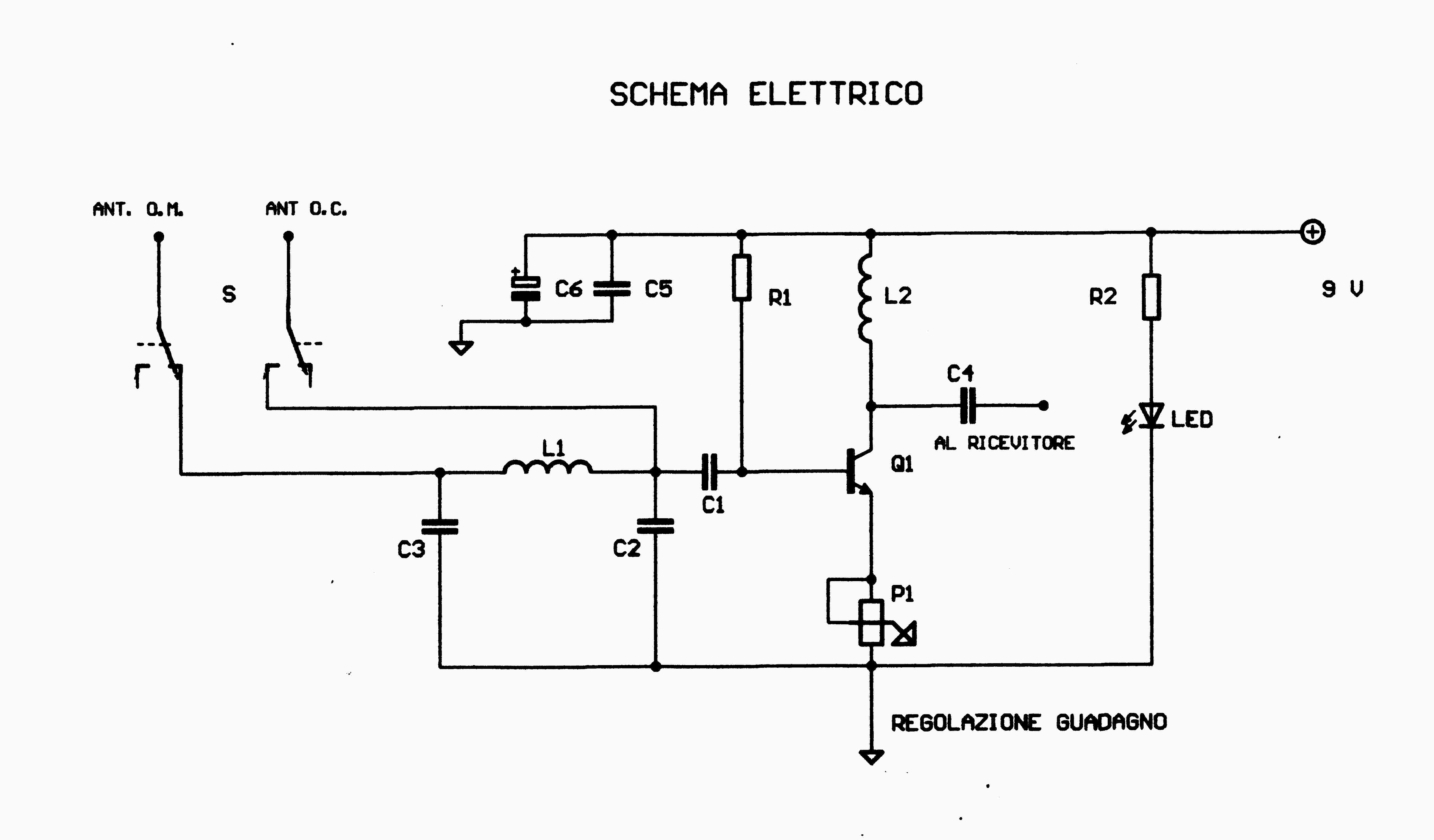 SCHEMA AMPLIFICATORE OM OC